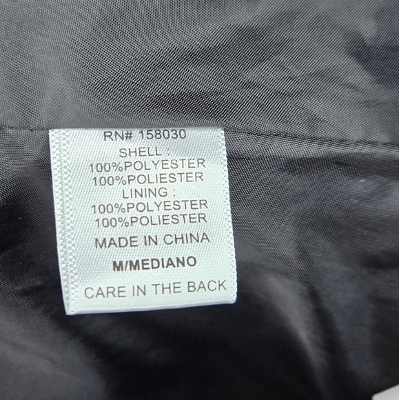 Love Tree Womens Sz Medium Black Quilted Vest Front Pockets-Full Zip - Picture 10 of 11